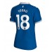 Everton Ashley Young #18 Hjemmedrakt Dame 2023-24 Korte ermer
